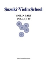 SUZUKI VIOLIN SCHOOL #10 VIOLIN cover Thumbnail
